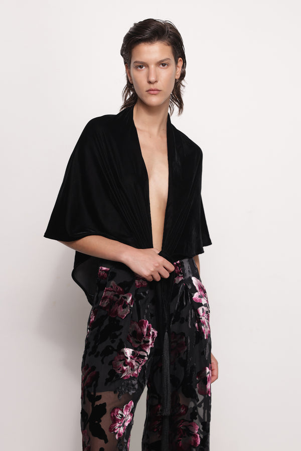 Sabina Musáyev SISI SCARF PRE FALL WINTER 25/26 BLACK