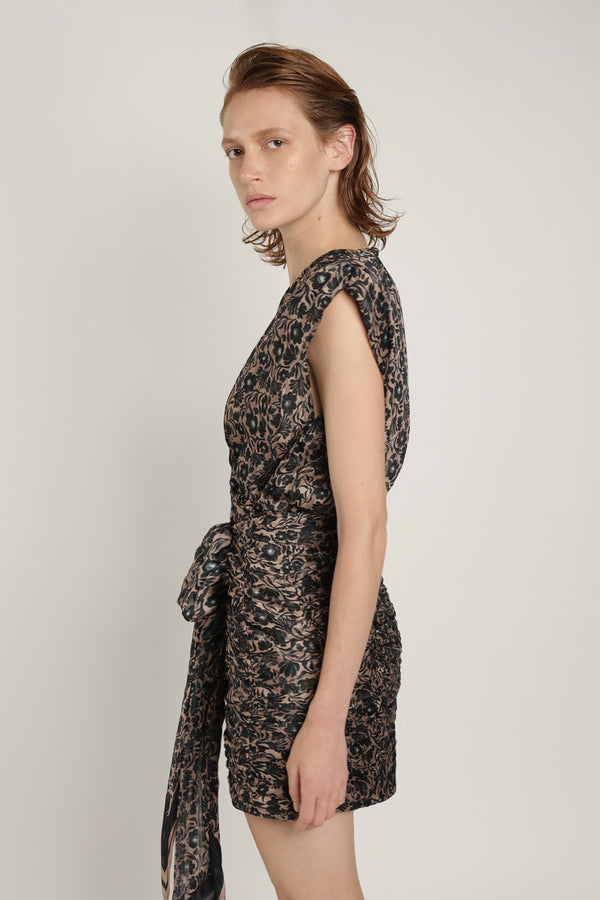 Sabina Musáyev SONY DRESS SUMMER SALE 50% OFF BLACK PRINT