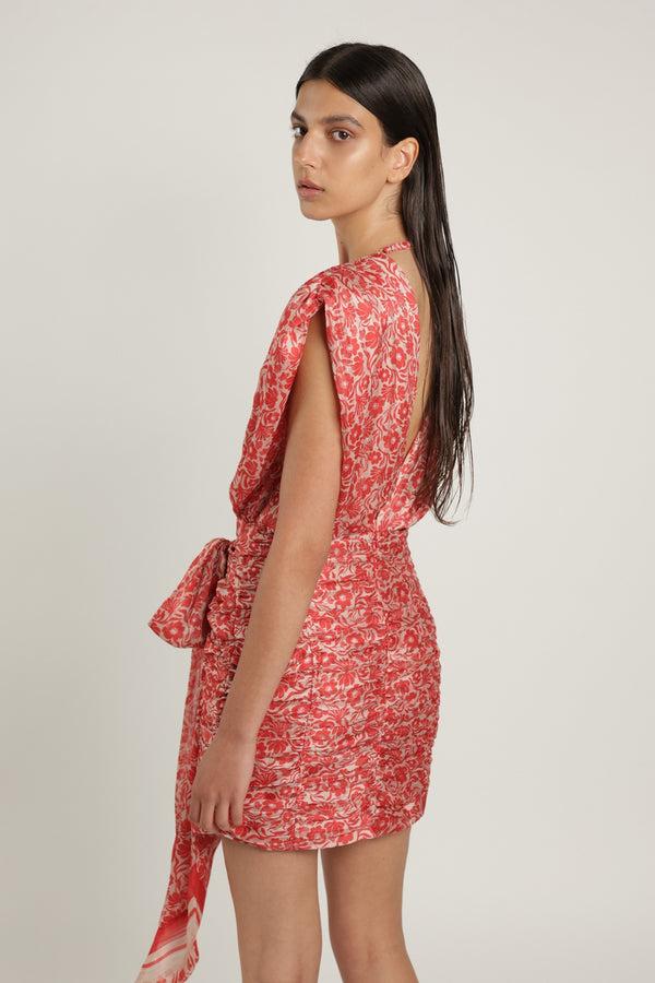 Sabina Musáyev SONY DRESS SUMMER SALE 50% OFF RED PRINT