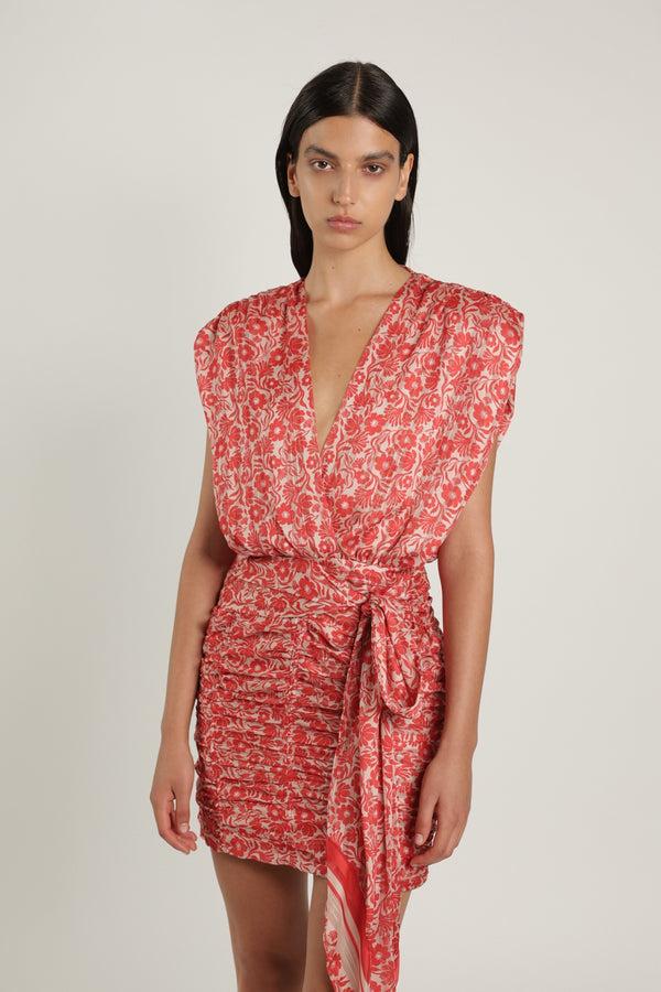 sabina musáyev SONY DRESS SUMMER SALE 50% OFF RED PRINT