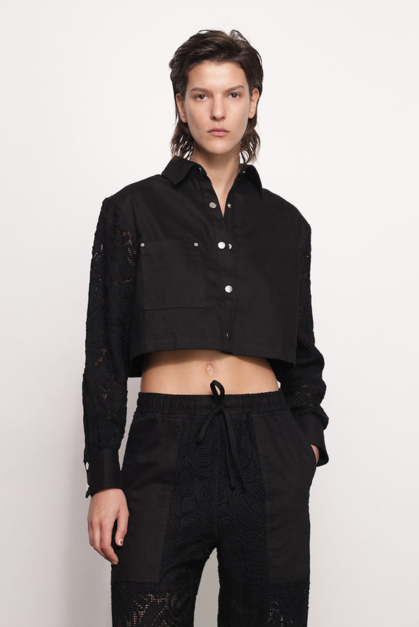 sabina musáyev SUSANA JACKET PRE FALL WINTER 25/26 BLACK