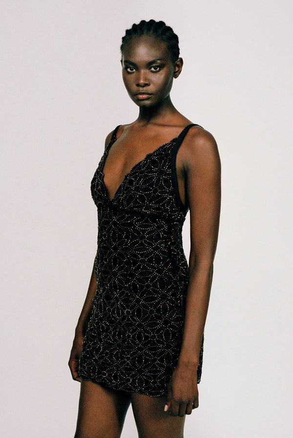 Sabina Musáyev TILLY DRESS PRE FALL WINTER 25/26 BLACK