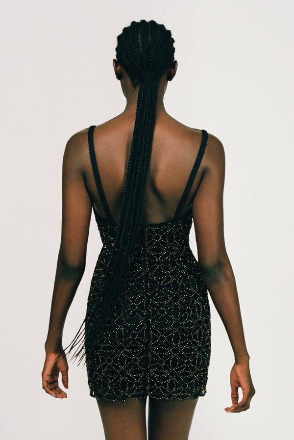 Sabina Musáyev TILLY DRESS PRE FALL WINTER 25/26 BLACK