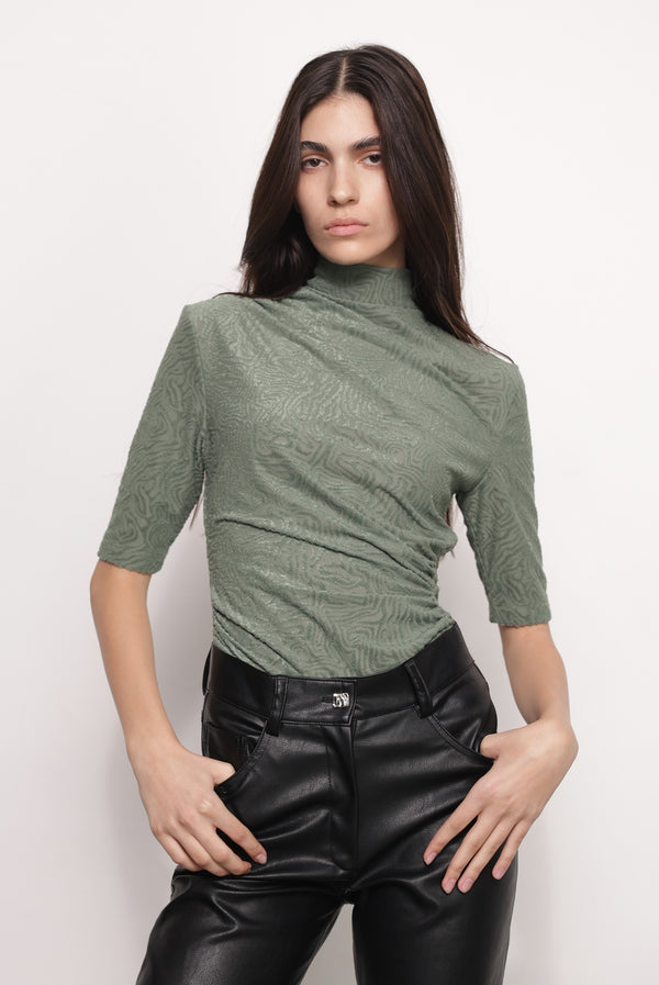 sabina musáyev TYLA TOP PRE FALL WINTER 25/26 MATCHA