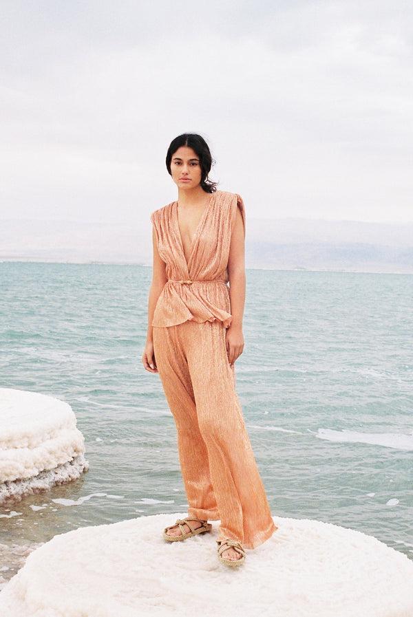 Sabina Musáyev VALERIE TOP SUMMER SALE 50% OFF MANDARIN