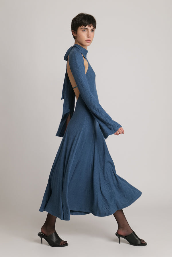 Sabina Musáyev VICKI DRESS SOFT CASUAL DARK SAPPHIRE