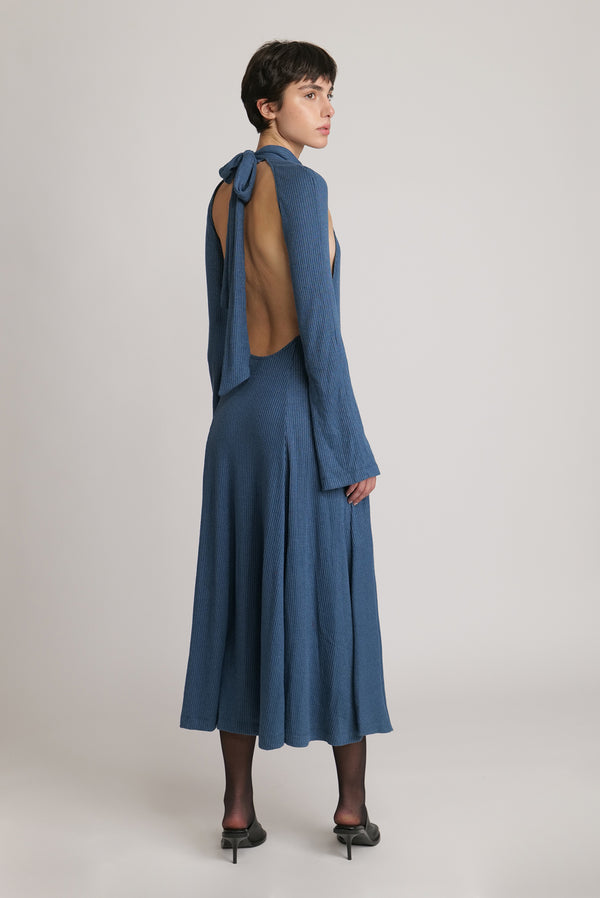 Sabina Musáyev VICKI DRESS SOFT CASUAL DARK SAPPHIRE