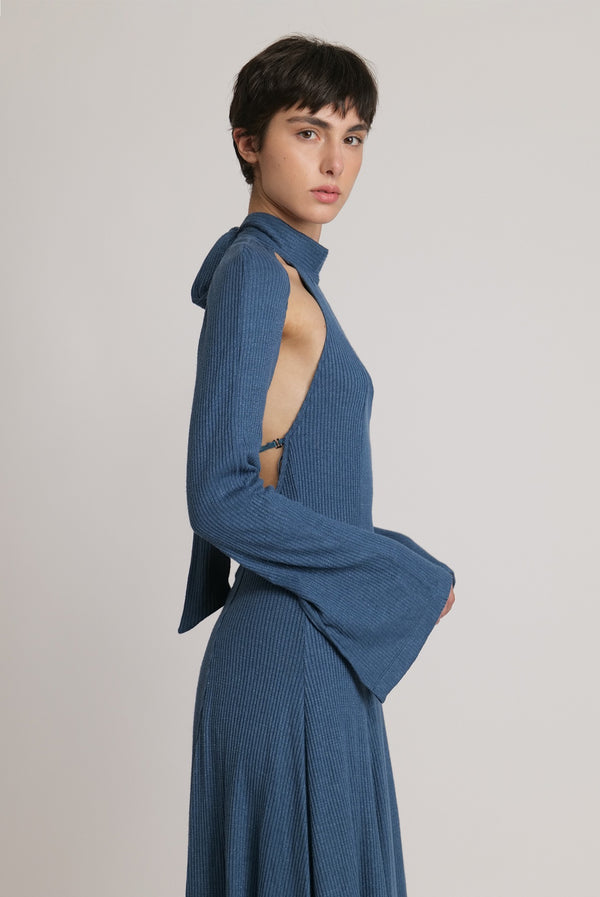 Sabina Musáyev VICKI DRESS SOFT CASUAL DARK SAPPHIRE