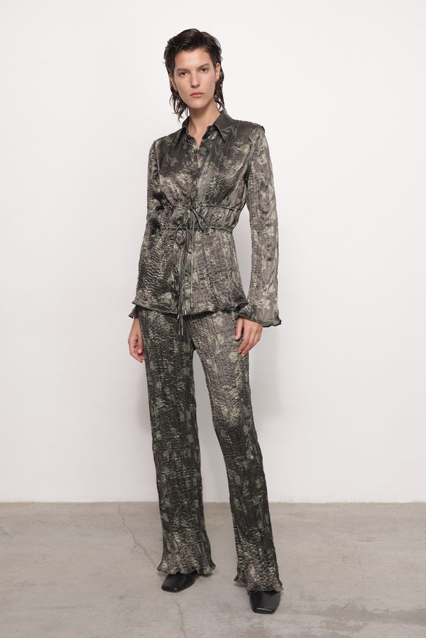 Sabina Musáyev VINETTE TUNIC ALL ITEMS DARK OLIVE PRINT