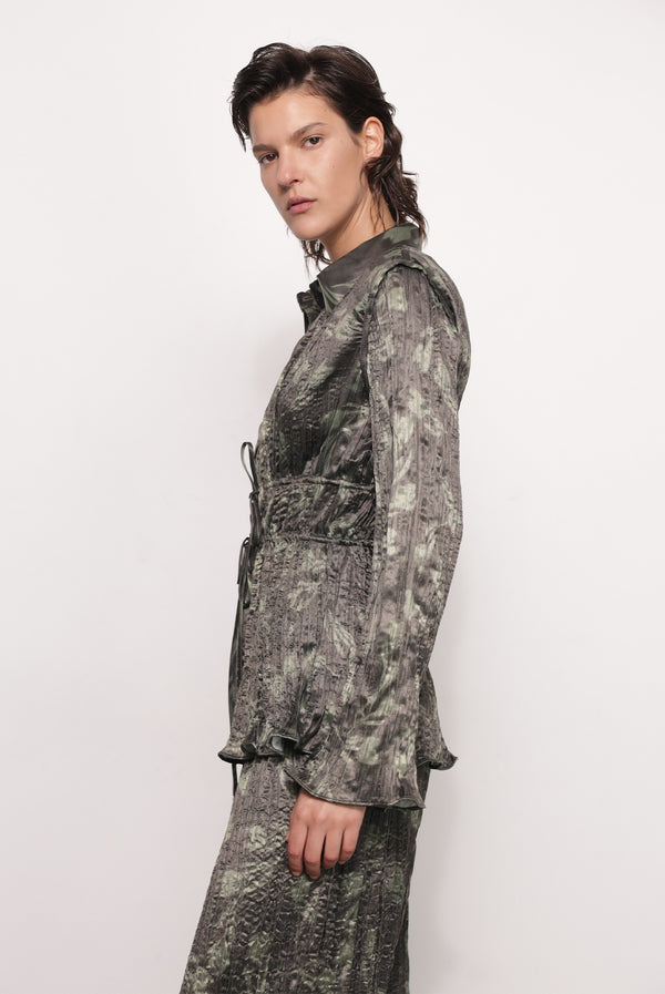 Sabina Musáyev VINETTE TUNIC ALL ITEMS DARK OLIVE PRINT