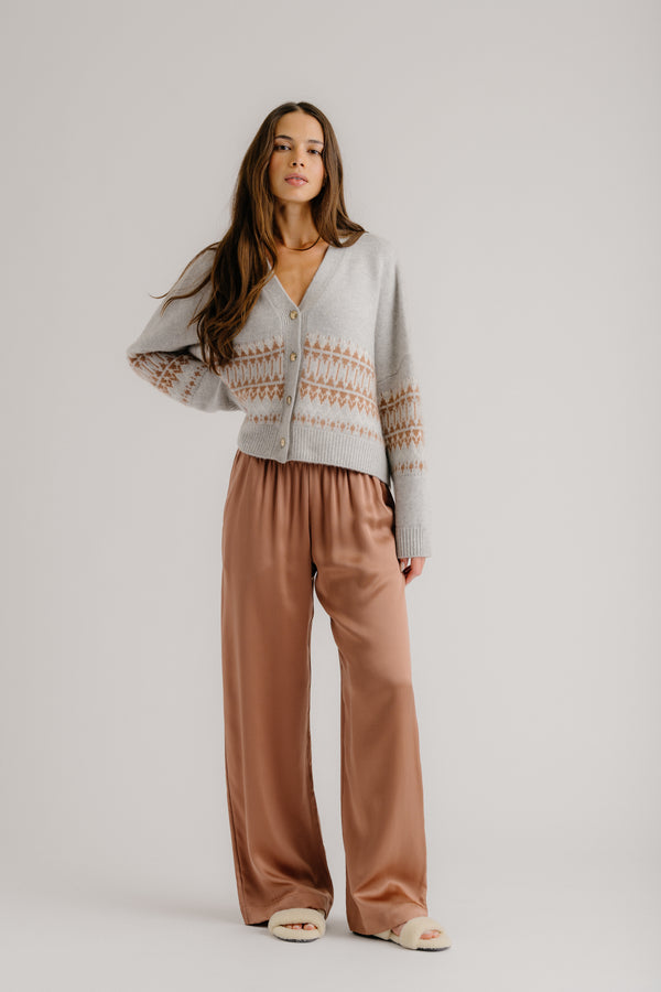 Sablyn BRYNN HIGH RISE PULL ON WIDE LEG PANT | PRAIRIE SAND