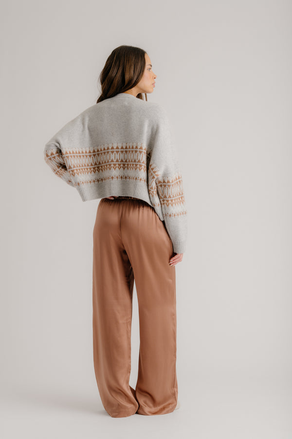 Sablyn BRYNN HIGH RISE PULL ON WIDE LEG PANT | PRAIRIE SAND