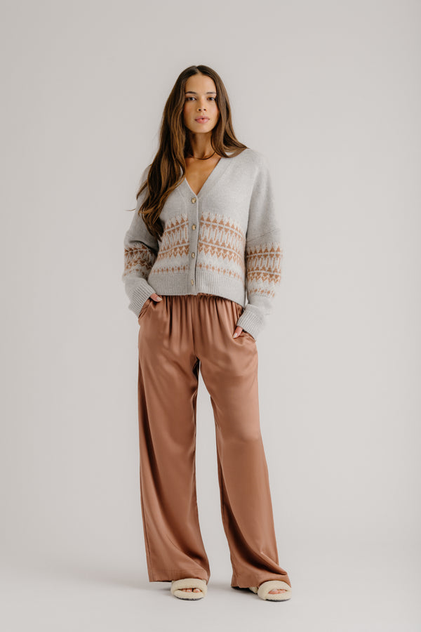 sablyn BRYNN HIGH RISE PULL ON WIDE LEG PANT | PRAIRIE SAND