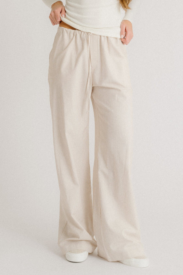 Sablyn GEMMA PULL ON STRAIGHT LEG PANT | GARDENIA MULTI STRIPE