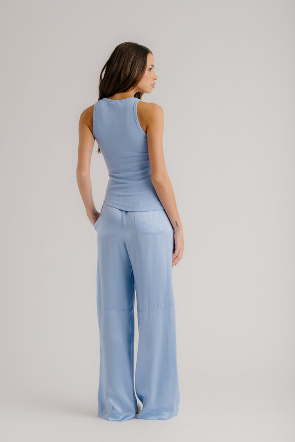 Sablyn LEXI LOWER RISE RELAXED PULL ON PANT | AZUREOUS