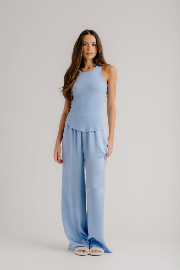 Sablyn LEXI LOWER RISE RELAXED PULL ON PANT | AZUREOUS