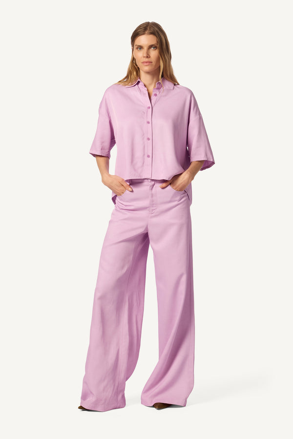 sablyn ADRIANNA EXAGGERATED WIDE LEG PANT | ORCHID