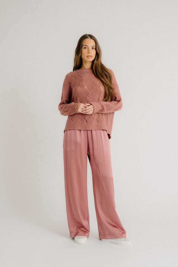 sablyn BRYNN WIDE LEG SILK PANT | DESERT BLOOM