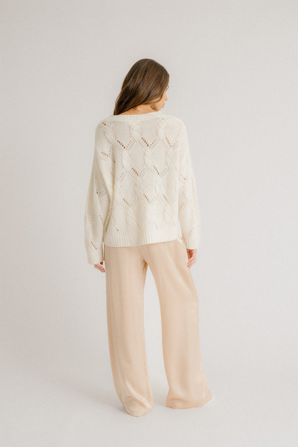 Sablyn BRYNN WIDE LEG SILK PANT | PINK SAND