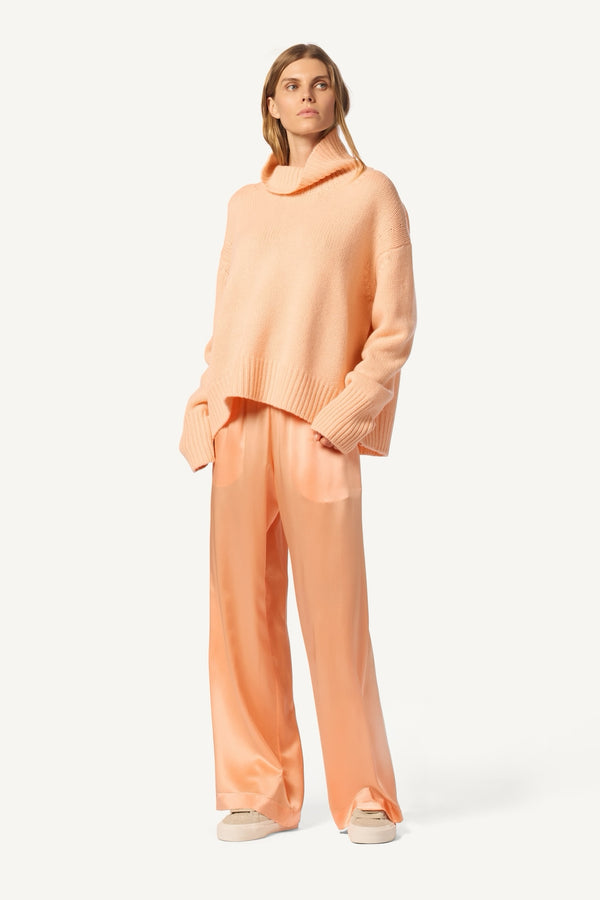 Sablyn BRYNN WIDE LEG SILK PANT | SHERBET