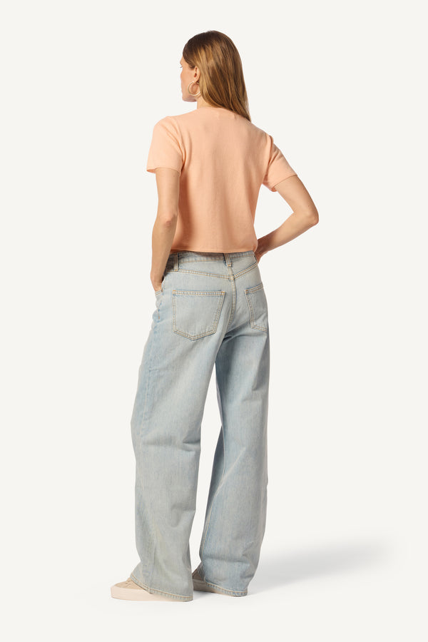 Sablyn CHARLESTON RELAXED CREWNECK TEE | SHERBET