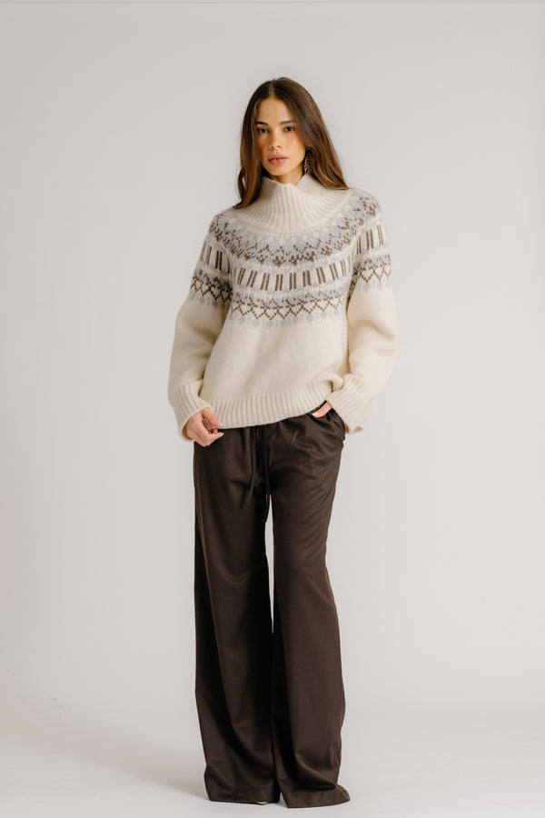 Sablyn GEMMA PULL ON STRAIGHT LEG PANT | CHOCOLATE