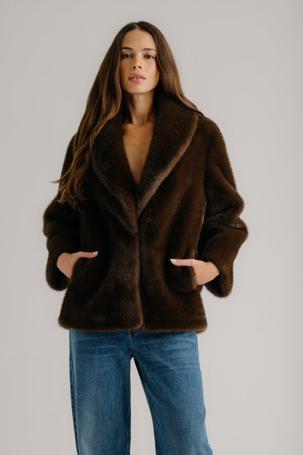 sablyn INA SHAWL COLLAR JACKET | OAK TREE