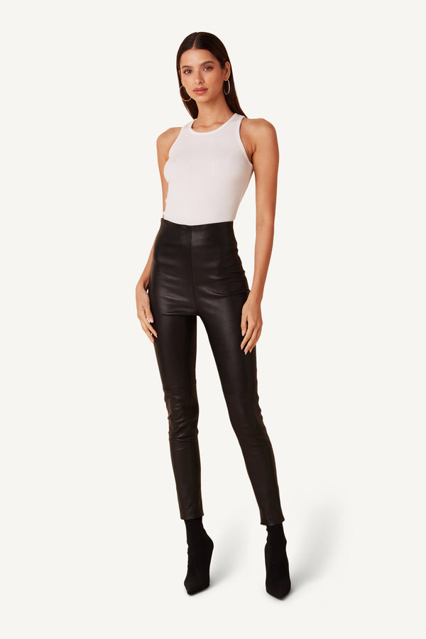 sablyn JESSICA LEATHER LEGGING | BLACK