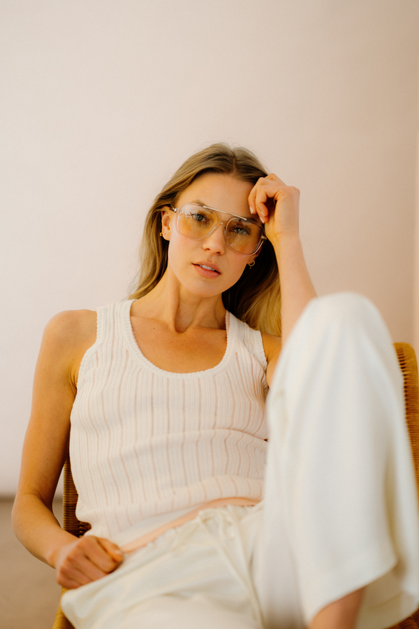 Sablyn JUNA SCOOP NECK TANK | GARDENIA