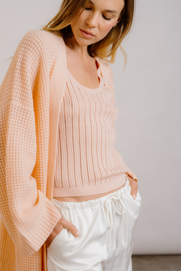 sablyn JUNA SCOOP NECK TANK | SHERBET