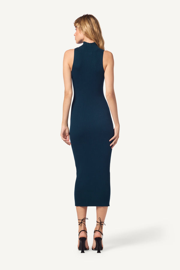 Sablyn LAUREN MOCK NECK FITTED DRESS | COMPASS