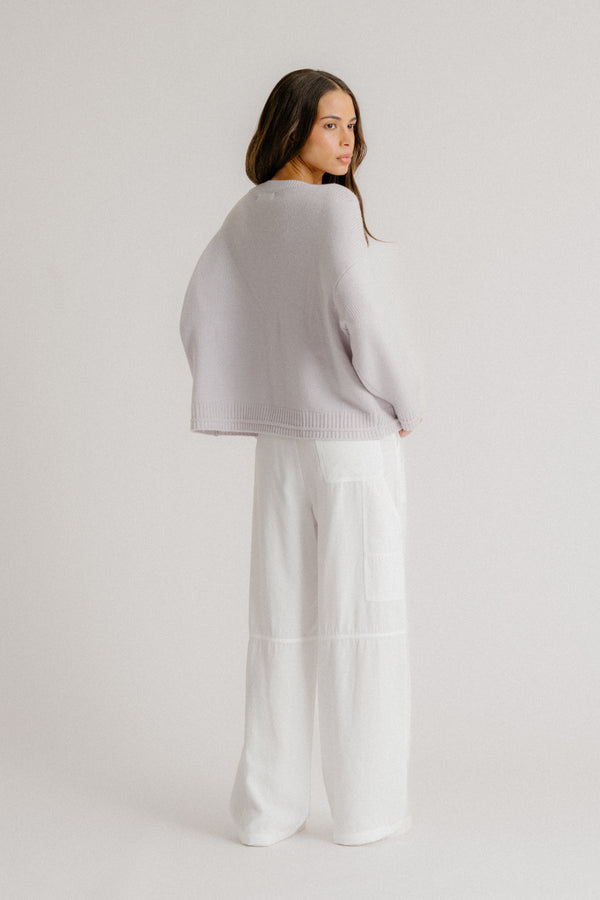 Sablyn LENON UTILITY PULL ON PANT | WHITE