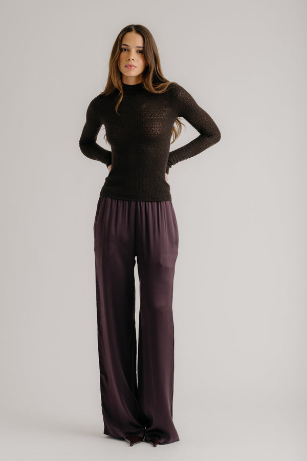 Sablyn MARLO LACE FITTED MOCK NECK | OAK TREE