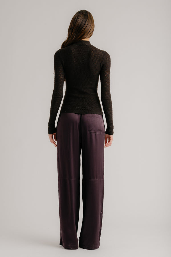 Sablyn MARLO LACE FITTED MOCK NECK | OAK TREE