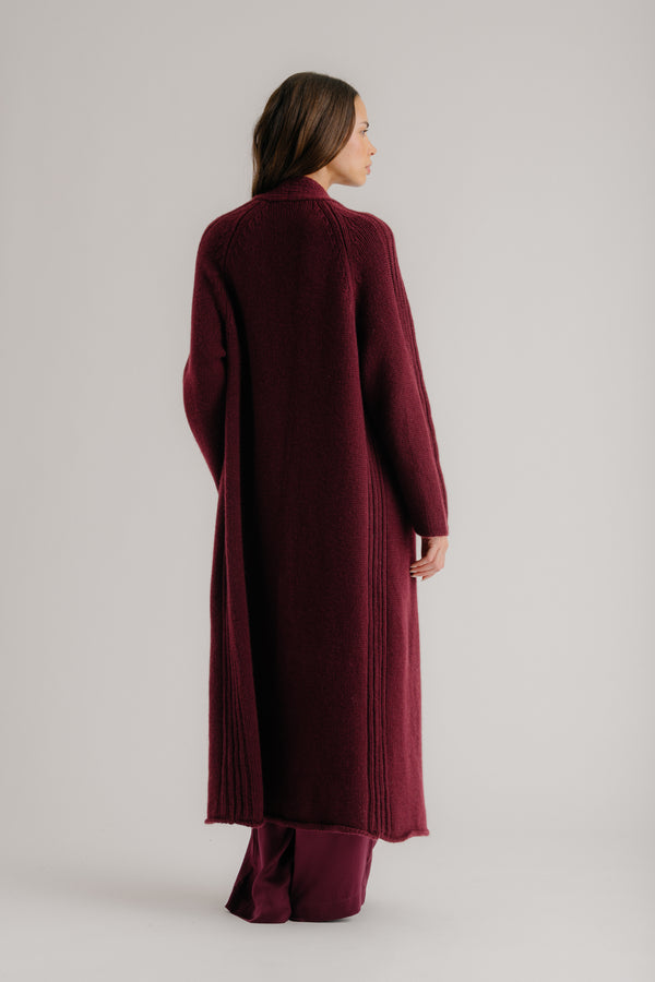Sablyn MERCEDES RELAXED CASHMERE DUSTER | BORDEAUX