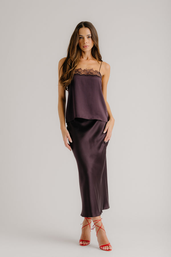 sablyn MIRANDA SILK SKIRT | OAK TREE