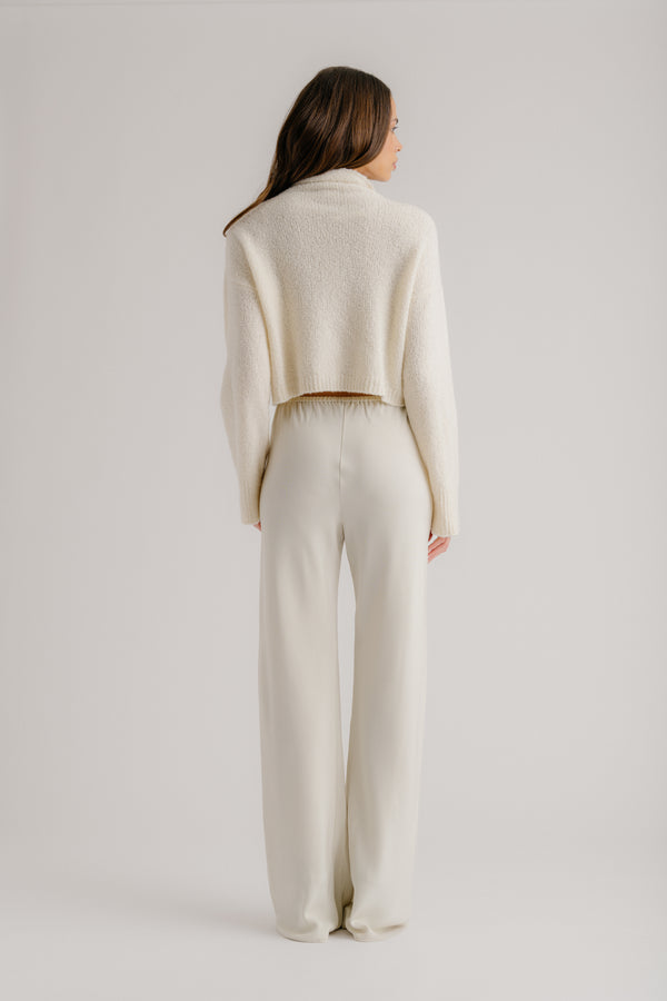 Sablyn NAOMI BIAS CUT SILK PANT | GARDENIA