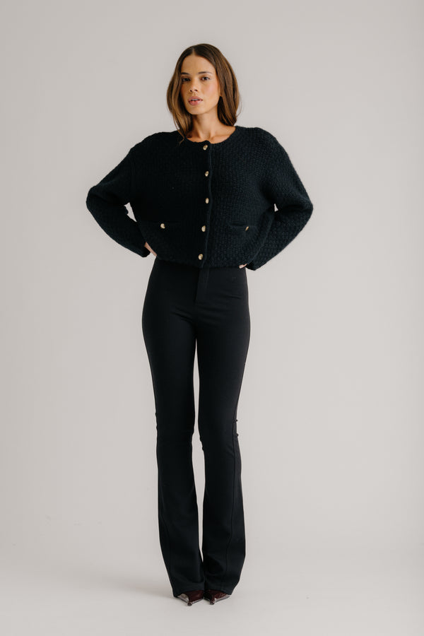 sablyn PETRA SUBTLE FLARE LEGGING | BLACK