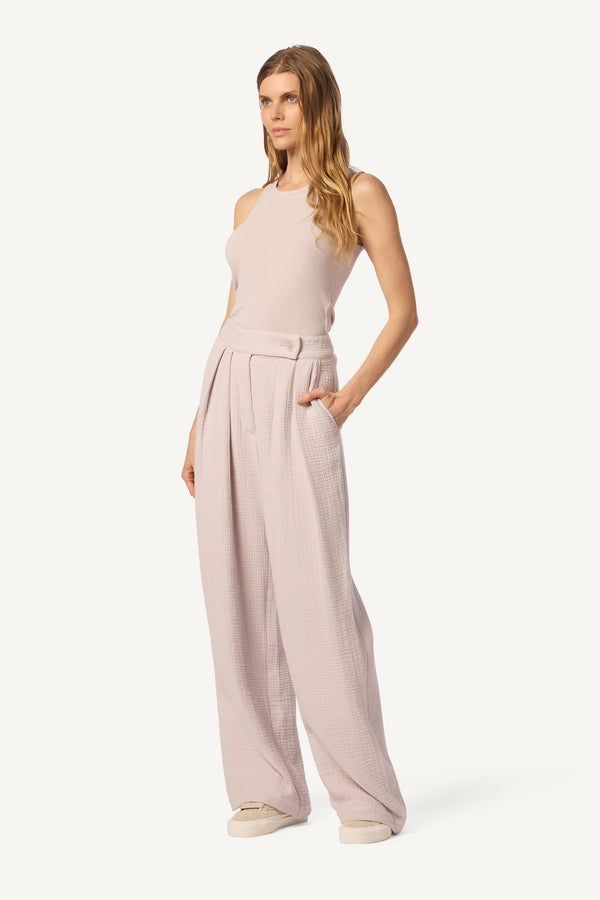 sablyn RYAN HIGH RISE PLEATED PANT | HIMALAYA
