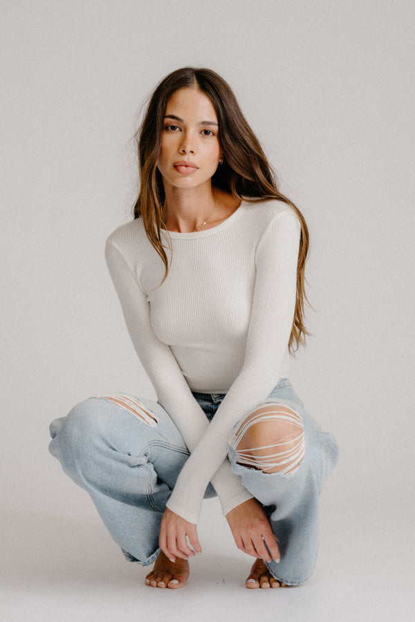 sablyn SAMMY DISTRESSED JEANS | AZURE