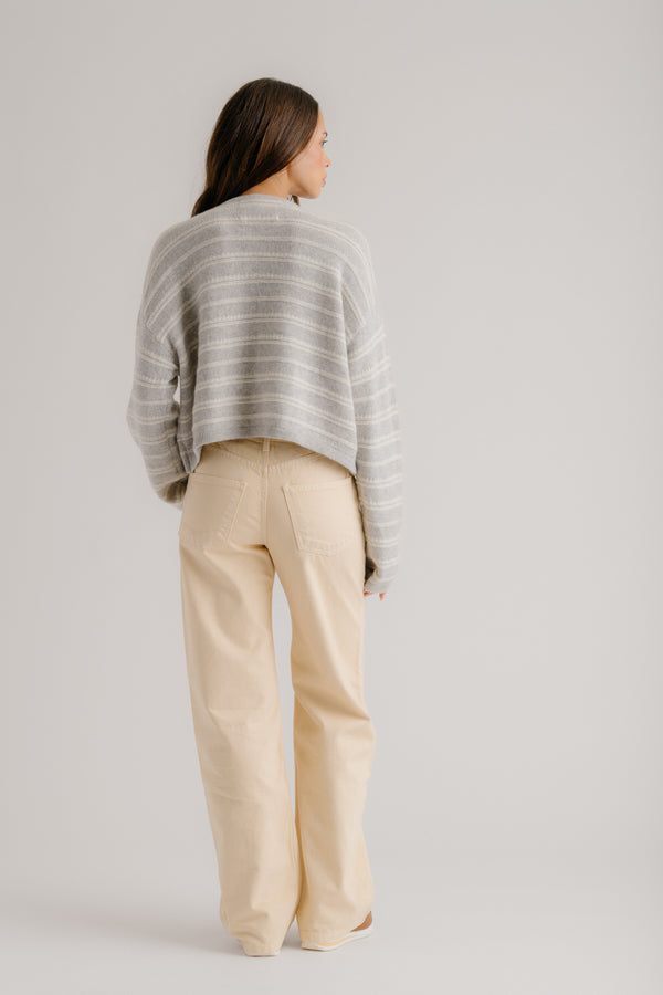 Sablyn SAMMY DYED RELAXED STRAIGHT LEG | BUTTERCREAM