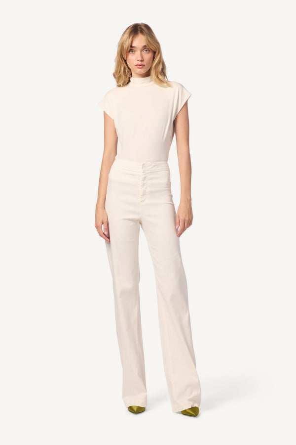 sablyn SUNNY HIGH RISE FULL LENGTH PANT | GARDENIA