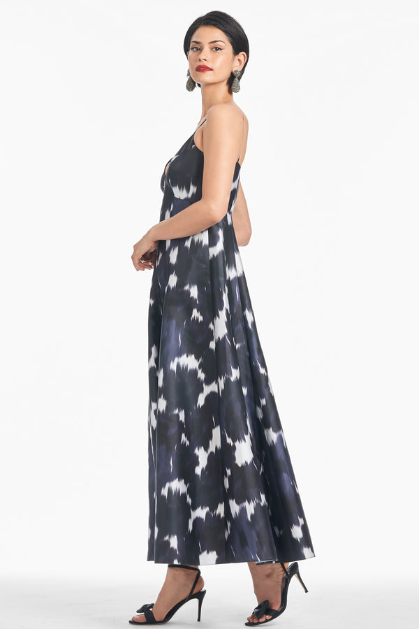 Sachin & Babi Allesandra Dress - Dark As Night Ikat - Final Sale