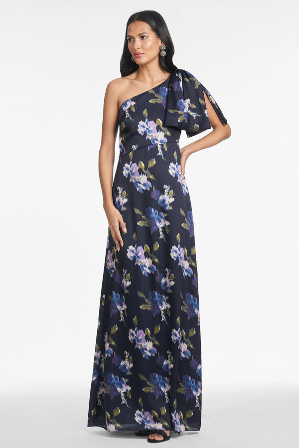 Sachin & Babi Chelsea Gown - Midnight Corsage - Final Sale