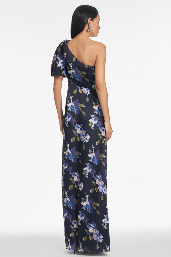 Sachin & Babi Chelsea Gown - Midnight Corsage - Final Sale