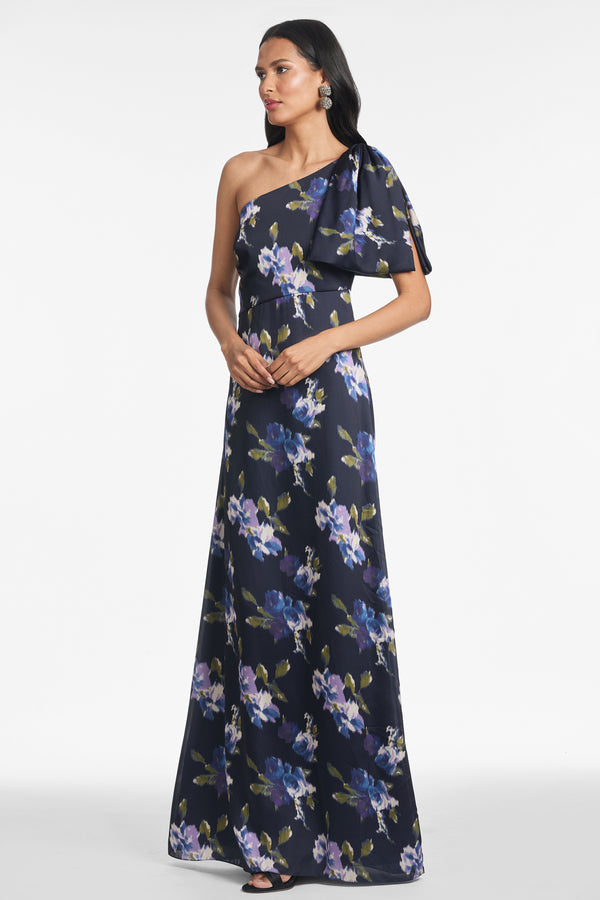 sachin & babi Chelsea Gown - Midnight Corsage - Final Sale