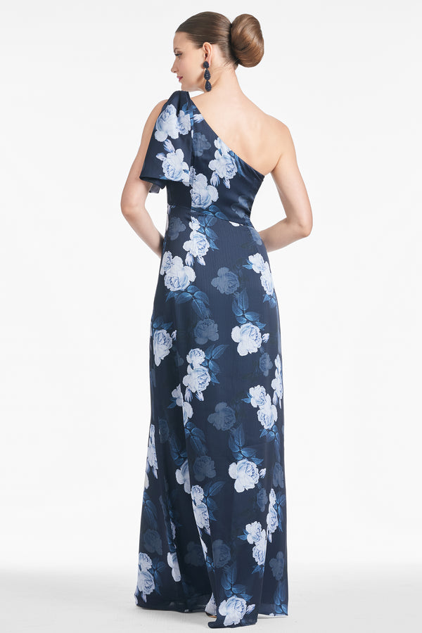 Sachin & Babi Chelsea Gown - Midnight Glacial Rose - Final Sale
