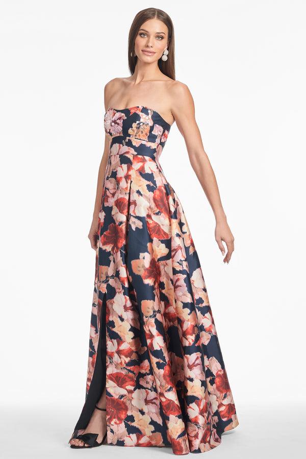 sachin & babi Embellished Giovanna Gown - Bedford Bouquet - Final Sale