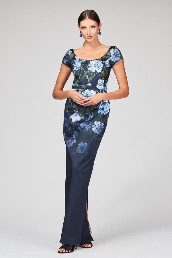 Sachin & Babi EMBELLISHED GRACE GOWN - NIGHT SKY PRIMA GARDEN