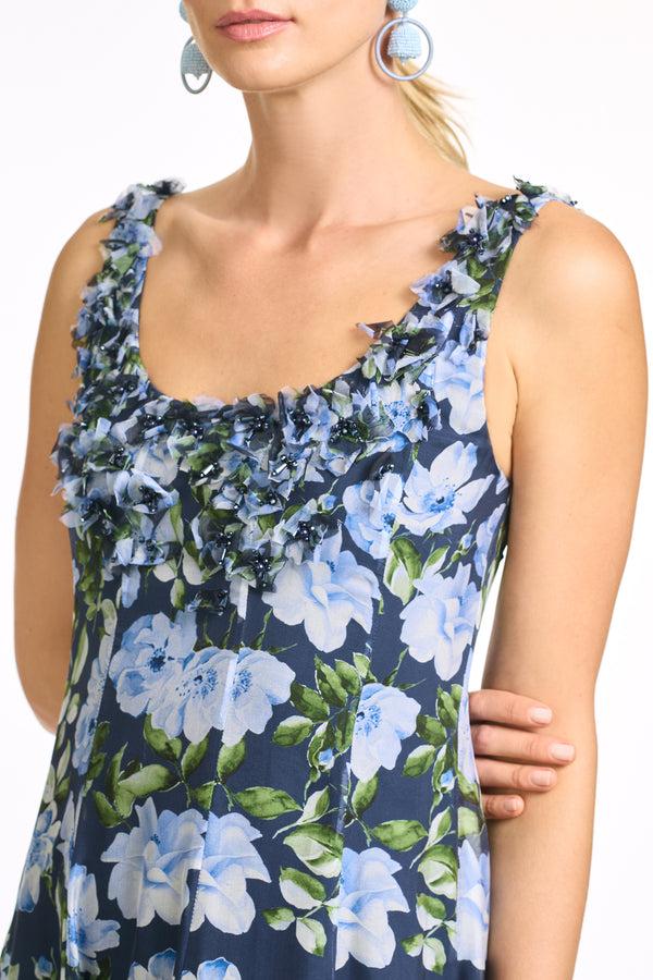 Sachin & Babi EMBELLISHED INDIRA GOWN - CORSAGE DEGRADE